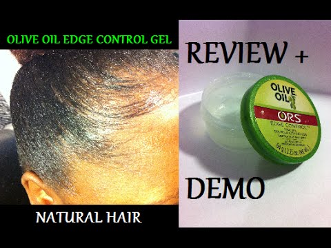 Review + Demo Olive Oil Edge Control Gel (On Natural...