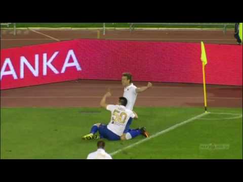 TORCIDA SPLIT 66. rođendan (Hajduk - Osijek) koreografija, gol i bakljada