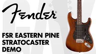 Video thumbnail for Fender - FSR Reclaimed Eastern Pine Stratocaster by GAK