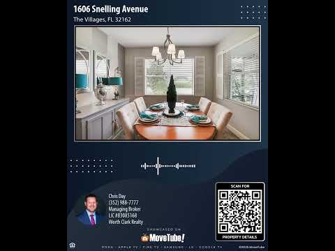 1606 Snelling Avenue, The Villages, FL 32162 | 3 Bedroom Home For Sale