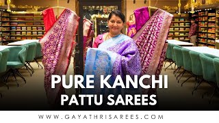 Pure Kanchi Pattu Sarees. Price Starting From Rs.19,885/-  | #GayathriReddy |