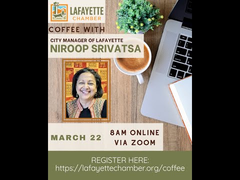 "Coffee" with Lafayette City Manager Niroop Srivatsa - YouTube