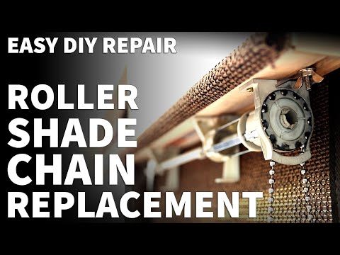 Roller Shade Chain Replacement - Roller Blind Chain Repair for Broken Bead Chain on Roman Shade