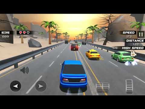 Highway Traffic Racing Car Video