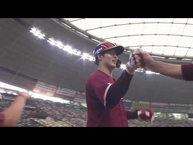 【2回表】高い放物線でそのままスタンドへ!! イーグルス・太田光 レフトへの先制2ランホームラン!! 2022年9月19日 埼玉西武ライオンズ 対 東北楽天ゴールデンイーグルス