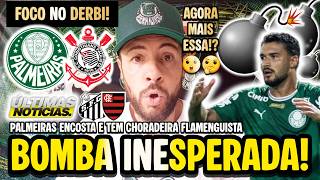 BOMBA INESPERADA PEGA TODOS DE SURPRESA NO PALMEIRAS! VERDÃO DIMINUI VANTAGEM DO FLAMENGO! DÉRBI E+