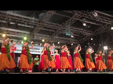 10th Aloha Summer Festival in OSAKA 2015 Waipuna  Live  5.30