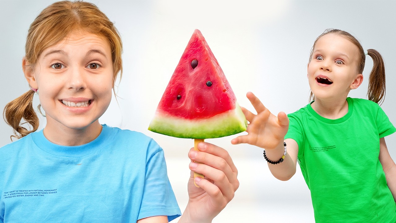 Kids Choose Between Healthy Fruit Treats and Sugary Ice Cream