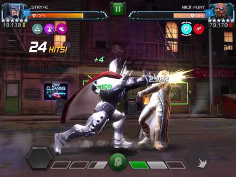 MCOC Rank 3 6 Star Stryfe Demolishes 6.3.2 Nick Fury Boss