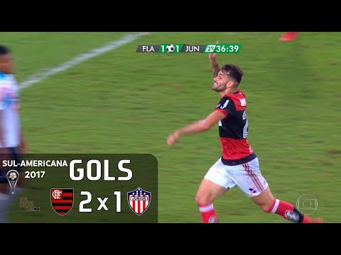 Gols - Flamengo 2 x 1 Junior Barranquilla - Semifinal Sul-Americana 2017 - Globo HD