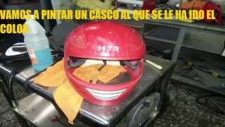 Como pintar un casco