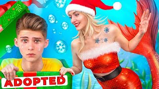 अंडरवाटर क्रिसमस / मुझे मरमेड सैंटा ने गोद ले लिया ! video