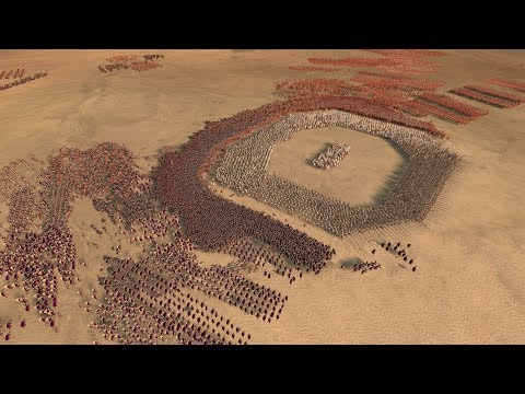3.200 SPARTANS vs 19.200 BEST ROMAN UNIT - Total War: ROME 2 (4K Gameplay)