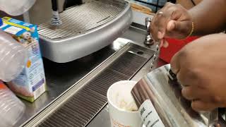 How to make Hot chai latte at DUNKIN DONUTS #Dunkin #Donuts.... #chailatte #latte