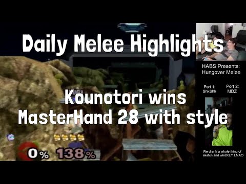 Daily Melee Highlights: Kounotori wins MasterHand 28 with style