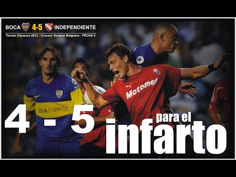 Partidazo Boca 4 Independiente 5 - Torneo Clausura 2012