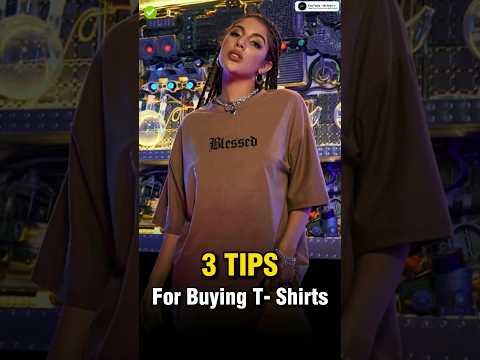 3 Tips for Buying T-shirts ✅ || #shorts #viral