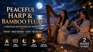 Download lagu Peaceful Christian Instrumental Music 🌿 Harp & Bamboo Flute for Sleep, Prayer & Inner Peace mp3
