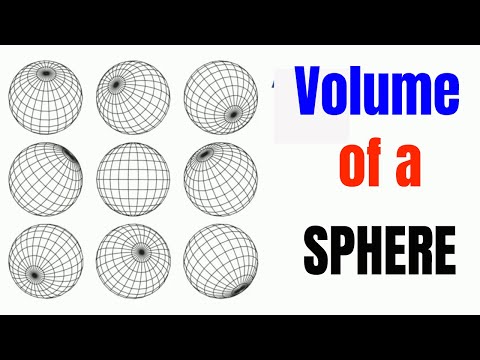 Volume of a SPHERE