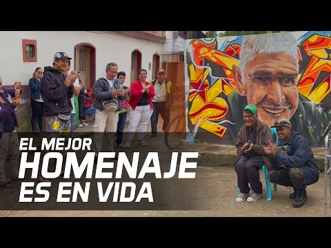 El mejor HOMENAJE es en VIDA // Mural RETRATO en Cabrera Cundinamarca // Festival por la VIDA