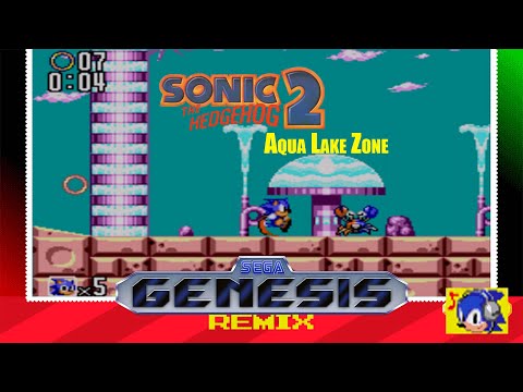 Sonic 2 (Master System) - Aqua Lake Zone (SEGA Genesis Remix)