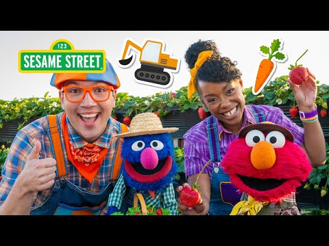 Sesame Street: Elmo Visits the Farm with Blippi, Grover, and Meekah!