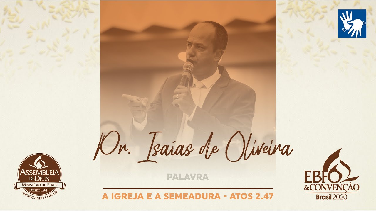 EBFO 2020: Pr. Isaías de Oliveira