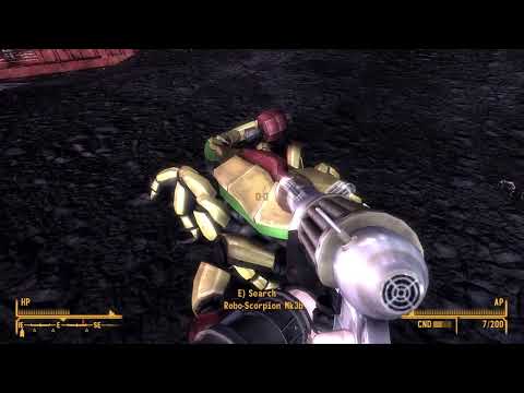 lets play fallout new vegas pt.83 "running from scorpions"