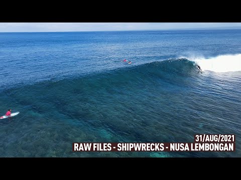 Drone footage of Shipwrecks surf spot 