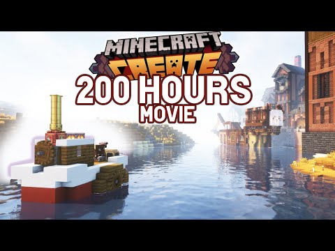 200 Hours Crafting a STEAMPUNK Island in Minecraft