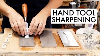 How I Sharpen My Hand Tools &amp; Making a Sharpening Stone Jig