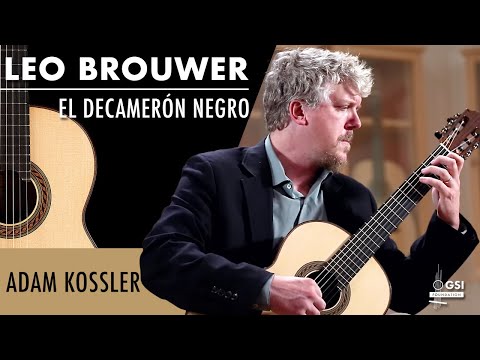 Leo Brouwer's "El Decamerón Negro" played by Adam Kossler on a 2022 German Vazquez Rubio "Solista"
