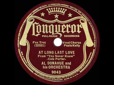 1938 Al Donahue - At Long Last Love (Paula Kelly, vocal)