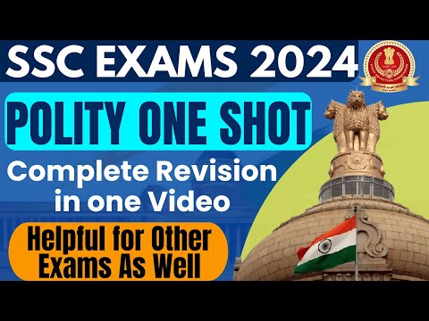 Complete Polity For SSC CGL/CHSL Mains 2023 | Delhi Police 2023 | Parmar SSC