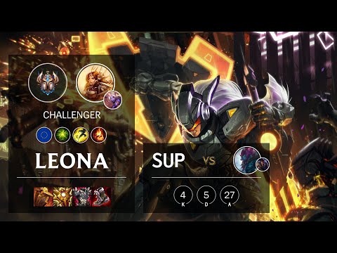 Leona Support vs Trundle - EUW Challenger Patch 11.18