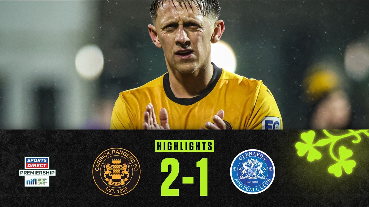 Carrick Rangers vs Glenavon Highlights
