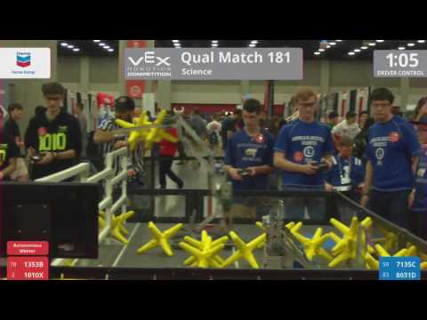 2017 VRC Sci Q181 - 1353B 1010X vs 7135C 8031D - 27 to 16