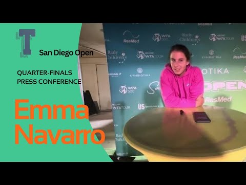 Emma Navarro San Diego Press Conference: My coach and I talk a lot about mental strength