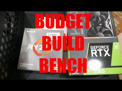 Building a Value Budget Gaming Test Bench (3300X RTX 2060 KO)