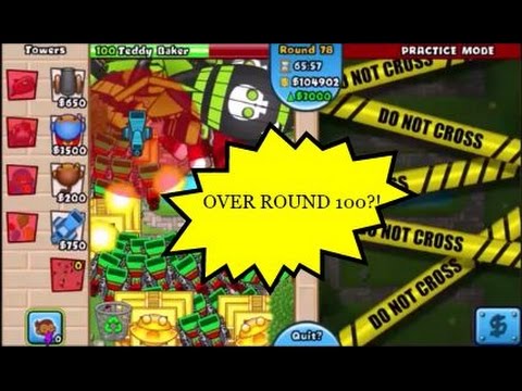 Btd Battles Practice Mode Over Round 100 !