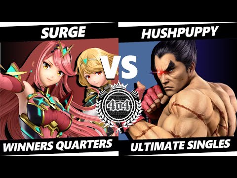 4o4 Smash Monthly 12 - Surge (Mythra, Pyra) vs Hushpuppy (Kazuya) - Winners Quarter-Final