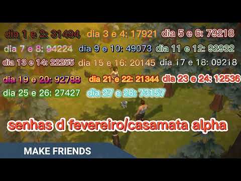 last day senhas do casamata alpha de fevereiro 2022
