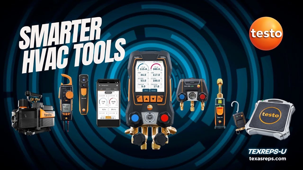Testo HVAC testing tools overview video
