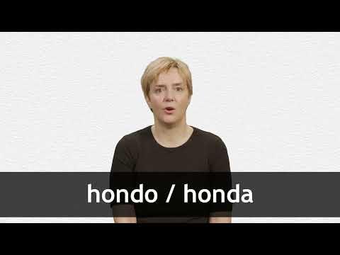 How to pronounce HONDO / HONDA in European Spanish