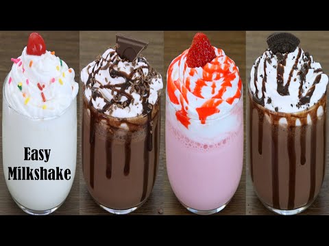 4 Easy Milkshake Recipe