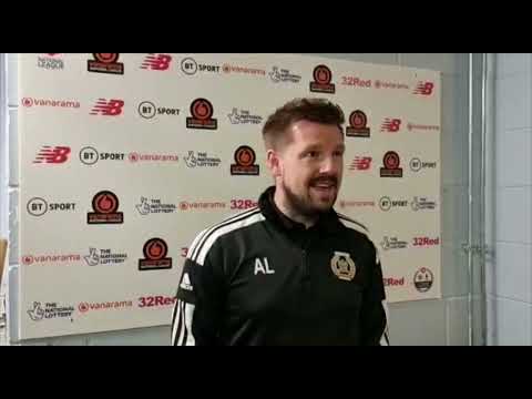 Adam Lakeland Reaction | Curzon Ashton vs Kettering Town | Vanarama National League North