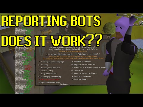 REPORTING BOTS, DO THEY GET BANNED QUICKER?? - AN OSRS INVESTIGATION