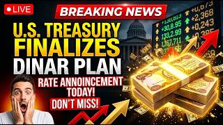 🚨 U.S. Treasury Finalizes Dinar Plan – Rate Announcement Expected Today! | Don’t Miss