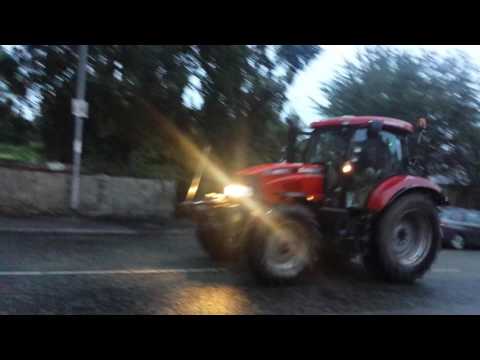 Tractor going up George Street