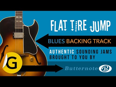 Jump swing blues backing track in G | West Coast style classic flat tire groove!